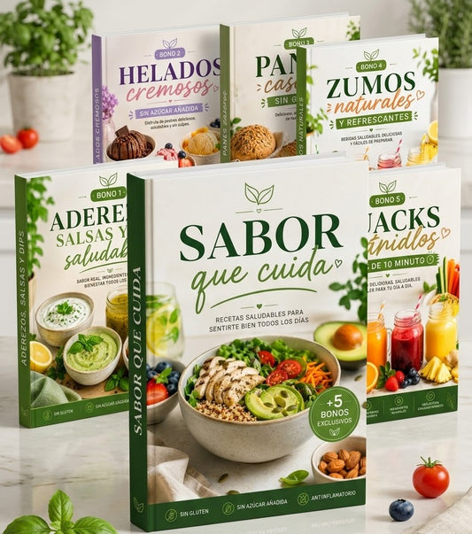 SABOR QUE CUIDA + 5 BONOS EXCLUSIVOS DE REGALO 🎁